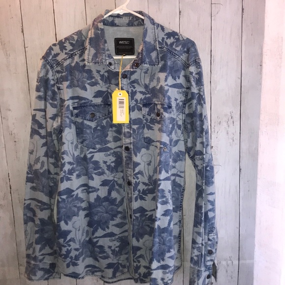 Wesc Other - Button Up denim Shirt